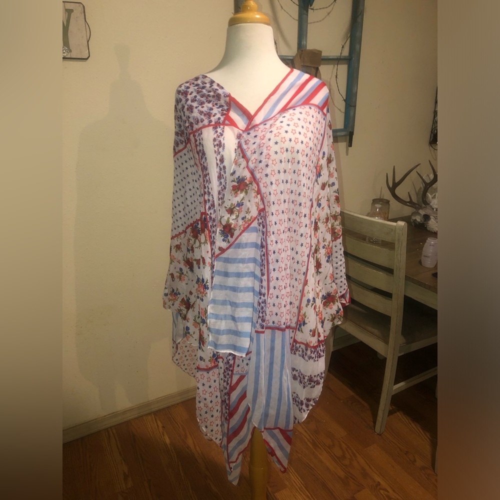 One Size Cato’s Wrap, Shaw, or Swimsuit Cover Up